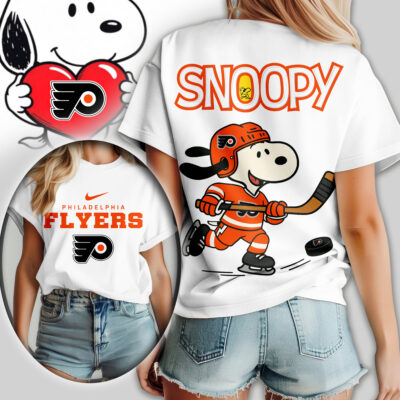 Philadelphia Flyers | Premium NHL Snoopy Hockey Women Shirt