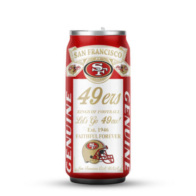 Alternative view of San Francisco 49ers | Premium NFL Budweiser Can Tumbler