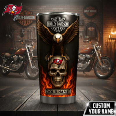 Tampa Bay Buccaneers | Premium NFL Harley Davidson Tumbler