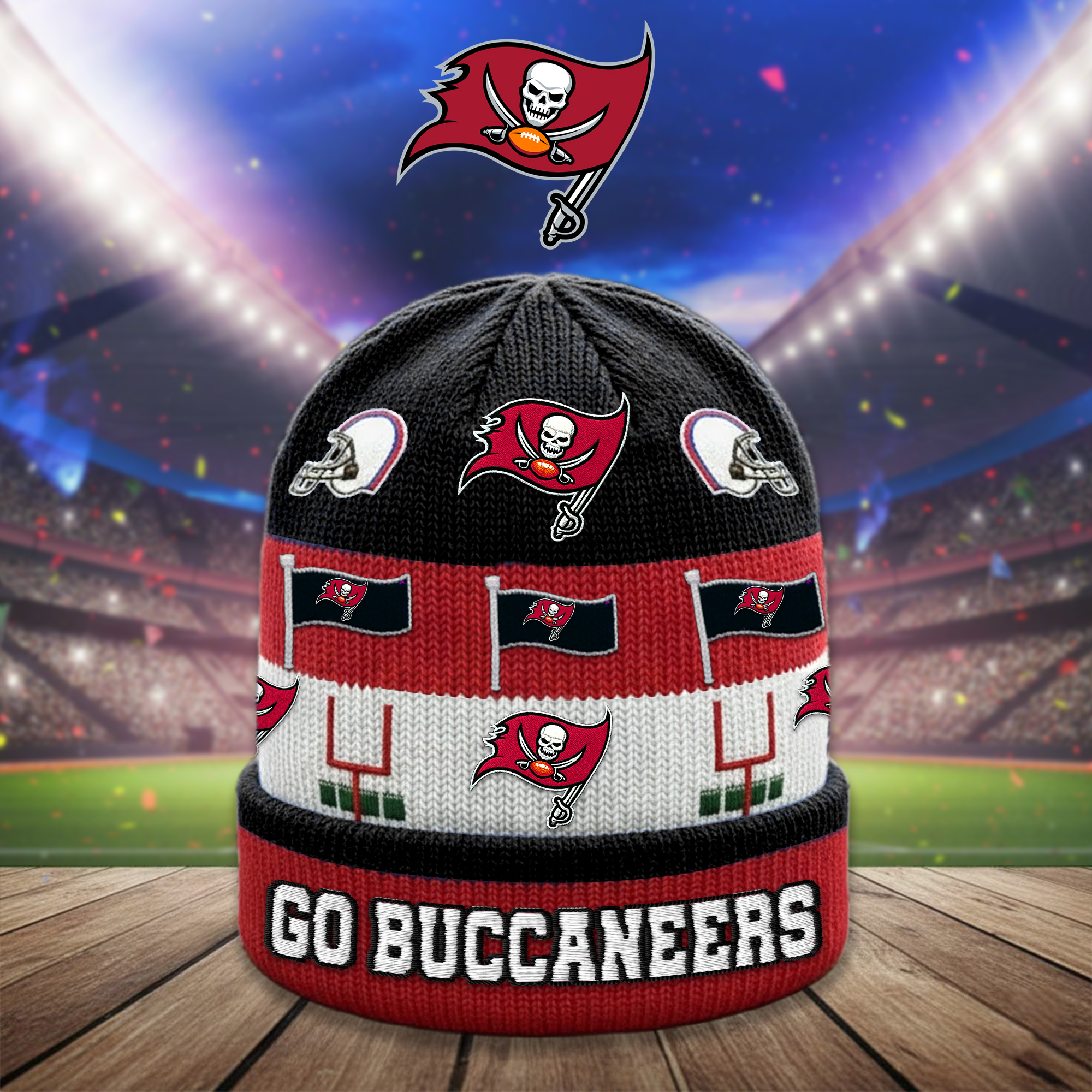 Tampa Bay Buccaneers | Premium NFL Game Day Fan Beanie Beanie Hat