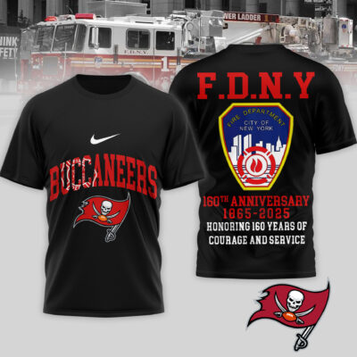 Alternative view of Tampa Bay Buccaneers | Premium NFL F.N.D.Y 160th Anniversary 3D Shirt TD