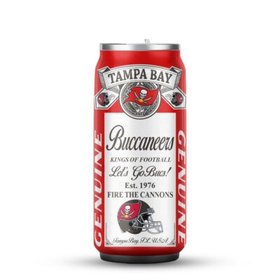 Alternative view of Tampa Bay Buccaneers | Premium NFL Budweiser Can Tumbler
