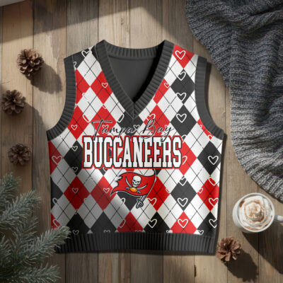 Alternative view of Tampa Bay Buccaneers | Premium NFL Argyle Knit Sweater Vest
