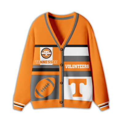 Alternative view of Tennessee Volunteers | Premium NCAA Game Day Striped Knit Cardigan