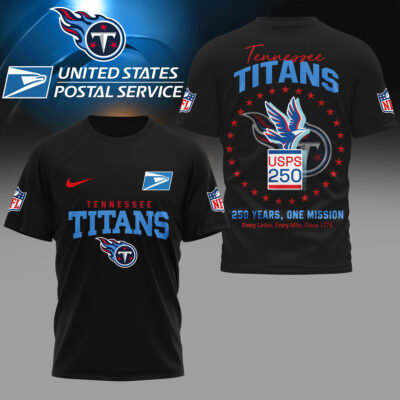 Tennessee Titans | Premium NFL United States Postal Service 250th Anniversary 3D Shirt HI