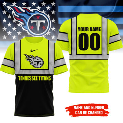 Tennessee Titans | Premium NFL Safety Short Sleeve Workwear 3D Shirt HI