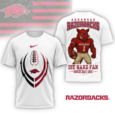 Arkansas Razorbacks | Premium NCAA Die Hard Fan Since Day One TD